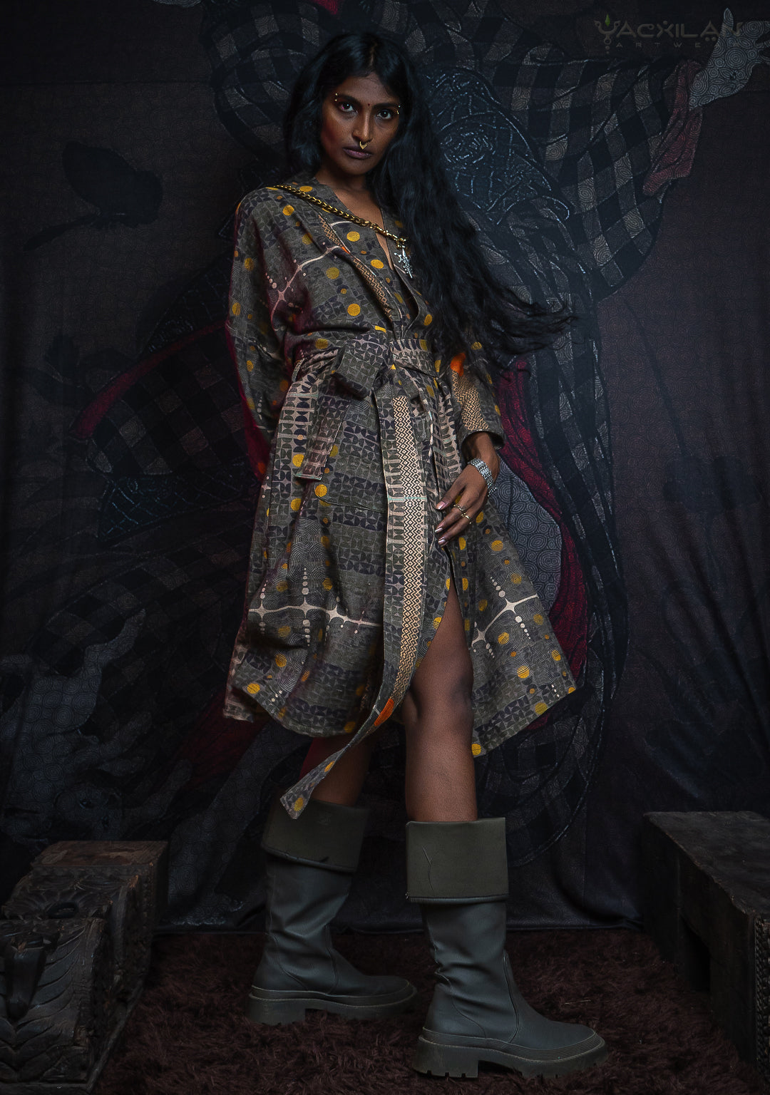 Classic Kimono / Raw Stripes - KINGCACAO